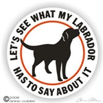 Labrador Retriever Decal