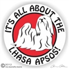 Lhasa Apso Decal