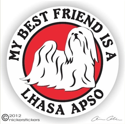 Lhasa Apso Decal