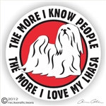 Lhasa Apso Decal