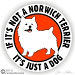 Norwich Terrier Decal