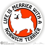 Norwich Terrier Decal