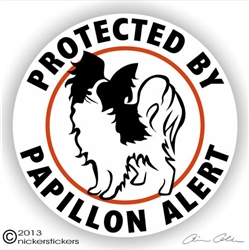 Papillon Decal