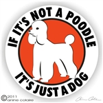 Poodle Decal