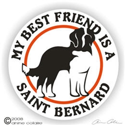 Saint Bernard Decal