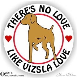 Hungarian Vizsla Love Dog RV Truck Car Vinyl Decal Sticker Static Cling