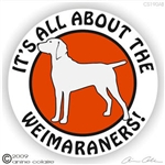 Weimaraner Decal