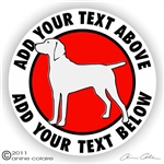 Weimaraner Decal