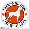 Weimaraner Decal