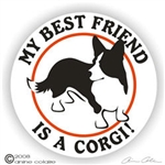 Corgi Decal