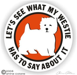 Westie Decal