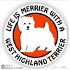 Westie Decal