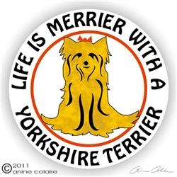 Yorkie Decal