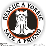 Yorkie Decal