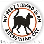 Abyssinian Cat Decal