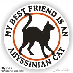 Abyssinian Cat Decal