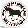 Clydesdale Vinyl Decal