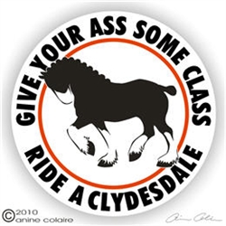 Clydesdale Vinyl Decal