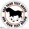 Clydesdale Vinyl Decal