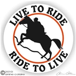 Endurance Horse Trailer Decal