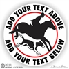 Foxhunt Horse Trailer Decal