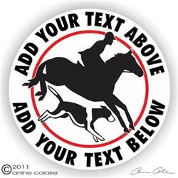 Foxhunt Horse Trailer Decal