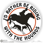Foxhunt Horse Trailer Decal