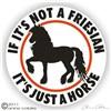 Friesian Horse Trailer Decal