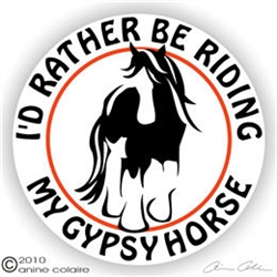 Gypsy Horse Trailer Decal