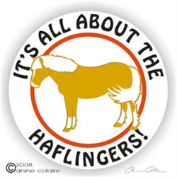 Haflinger Vinyl Decal