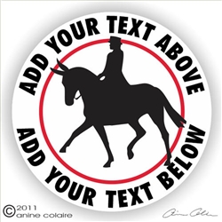 Dressage Mule Decal