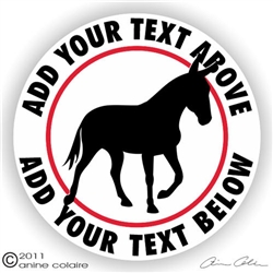 Mule Gaited Decal