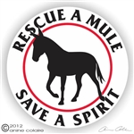 Mule Gaited Decal