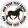 Fjord Horse Trailer Decal
