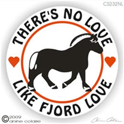 Fjord Horse Trailer Decal