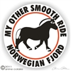 Fjord Horse Trailer Decal