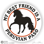 Peruvian Paso Vinyl Decal