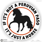 Peruvian Paso Vinyl Decal