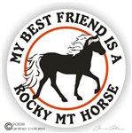 Rocky Mountain Horse Trailer Decal