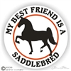 Saddlebred Horse Trailer Decal