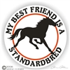 Standardbred Horse Trailer Decal