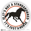 Standardbred Horse Trailer Decal