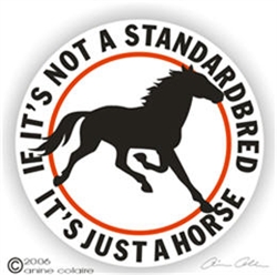 Standardbred Horse Trailer Decal