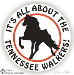 Tennessee Walker Horse Trailer Decal