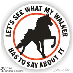 Tennessee Walker Horse Trailer Decal