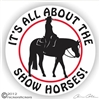 Western Pleasure Horse Trailer Decal