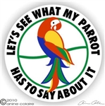 Macaw Decal