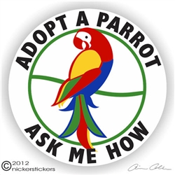 Macaw Decal