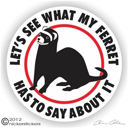 Ferret Decal