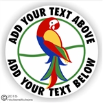 Macaw Decal